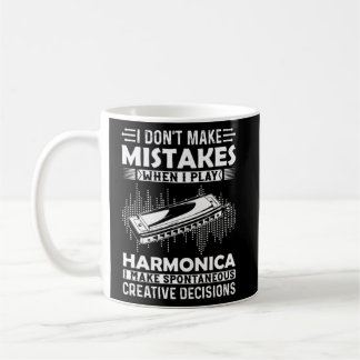 Mug Je ne fais pas d'erreur quand je joue Harmonica Ha