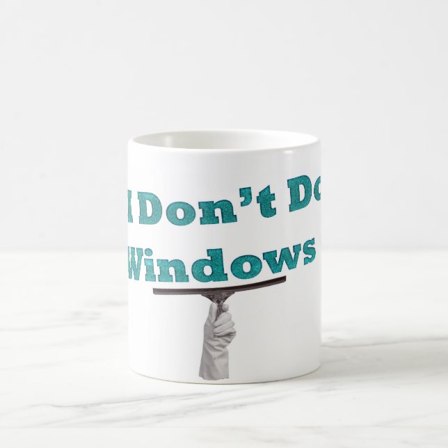 Mug je ne fais pas des fenêtres (Centre)