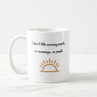 Mug Je ne fais pas le matin