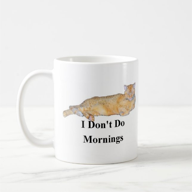 Mug Je ne fais pas le matin (Gauche)