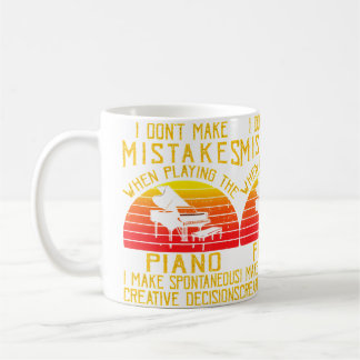 Mug Je Ne Fait Pas D'Erreurs En Jouant Du Piano