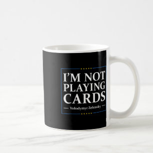 Mug Je ne joue pas aux cartes - Paix pour l'Ukraine Dr