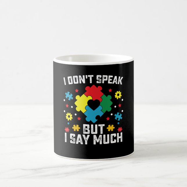 Mug Je ne parle pas mais je dis beaucoup de Sensibilis (Centre)