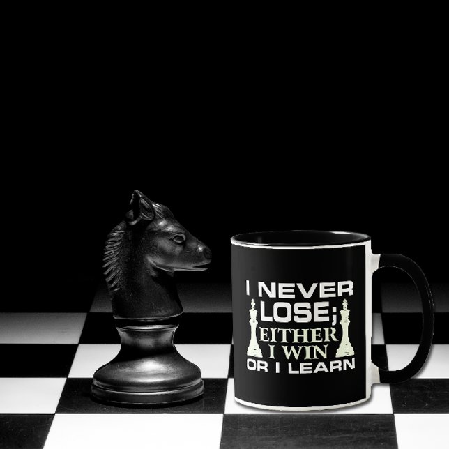 Mug Je Ne Perds Jamais Que Je Gagne Ou J'Apprends À Jo (Créateur téléchargé)
