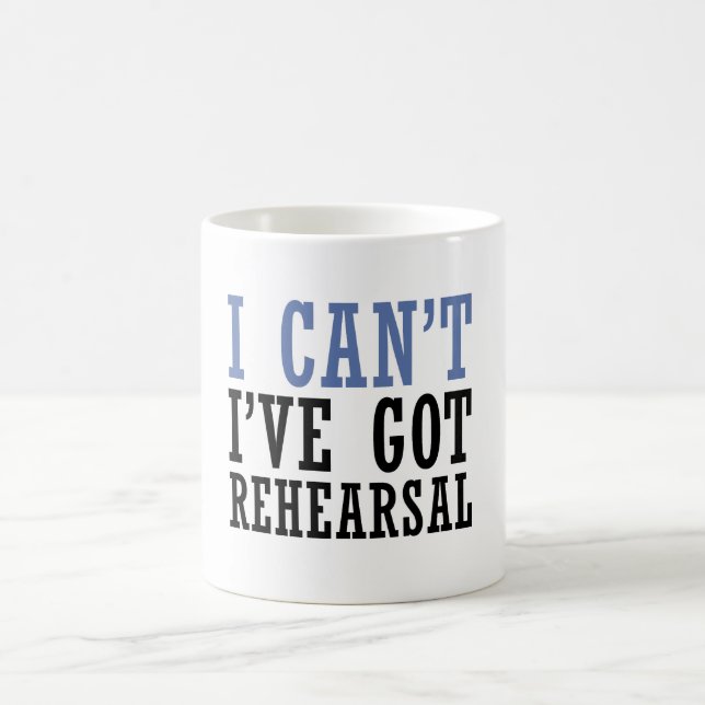 Mug Je ne peux pas - théâtre (Centre)
