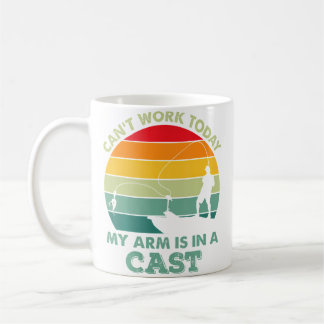Mug Je Ne Peux Pas Travailler Aujourd'Hui Mon Bras Est