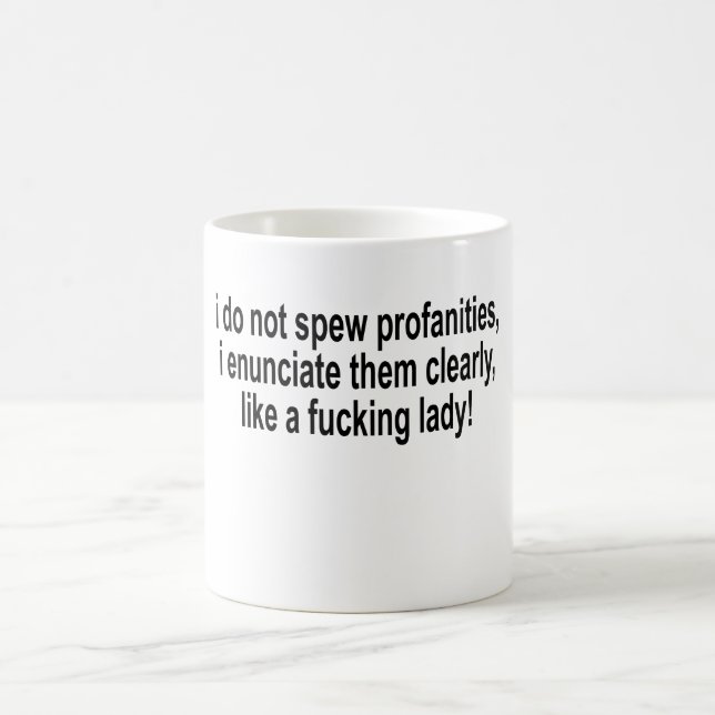 Mug Je ne répands pas des blasphèmes, je les déclare (Centre)