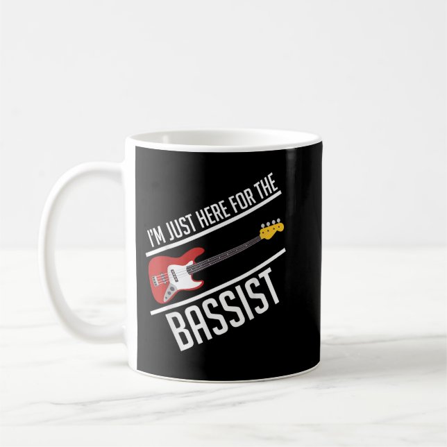 Mug Je ne suis ici que pour le bassiste bassiste group (Gauche)
