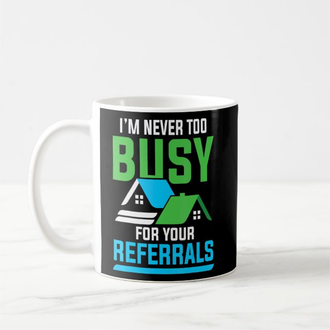 Mug Je Ne Suis Jamais Occupé Pour Vos Références (Gauche)