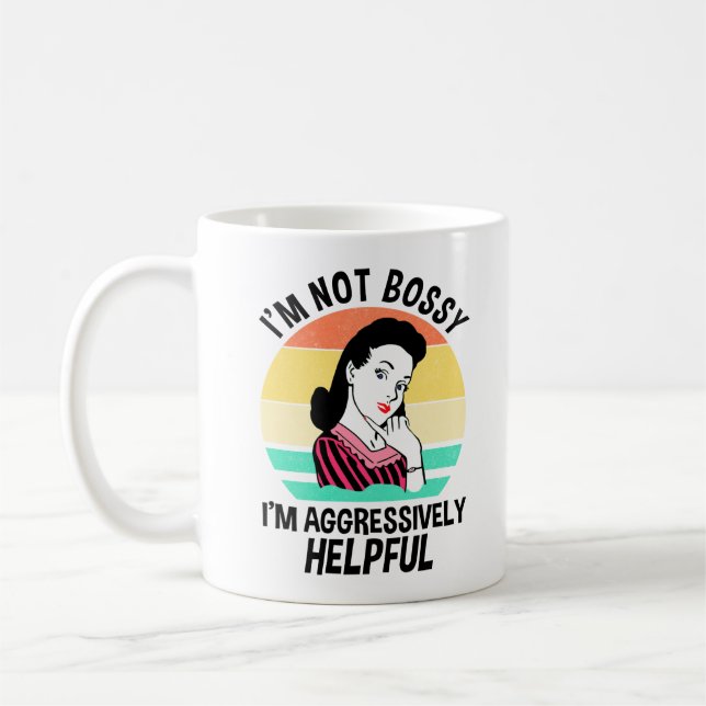 Mug Je ne suis pas autoritaire Je suis agressivement u (Gauche)