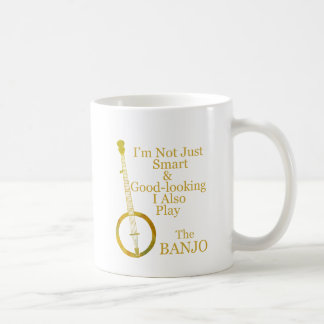 Mug Je ne suis pas banjo simplement intelligent et