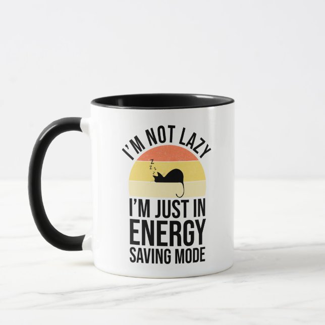 Mug Je ne suis pas blasé Je suis juste en mode Économi (Gauche)
