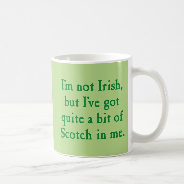 Mug Je ne suis pas - calembour drôle de whisky (Droite)