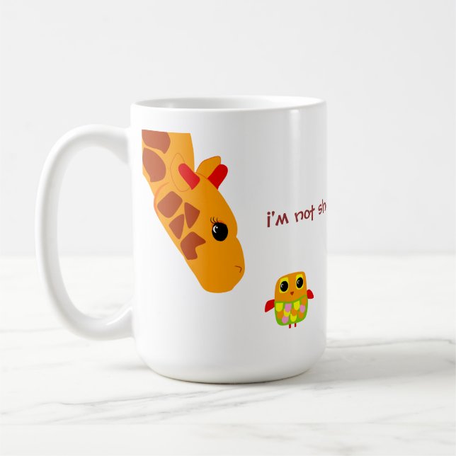 Mug Je ne suis pas court, je suis amusement classé ! (Gauche)