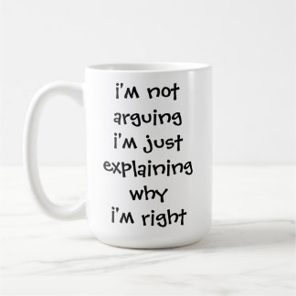 Mug je ne suis pas en train de le discuter juste en ex