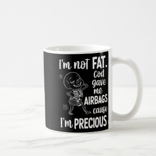 Mug Je ne suis pas gros Dieu m'a donné des airbags par