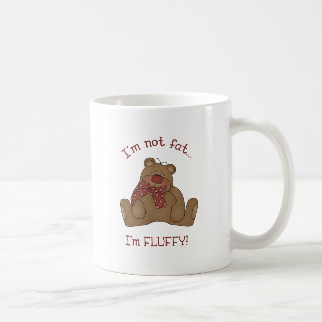 Mug Je ne suis pas gros, je suis moelleux ! (Droite)