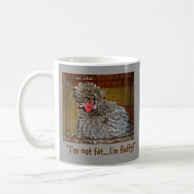 Mug Je ne suis pas gros… je suis pelucheux ! (Gauche)