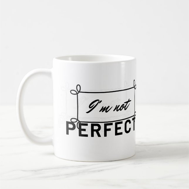 Mug "Je ne suis pas la meilleure citation motivationne (Gauche)