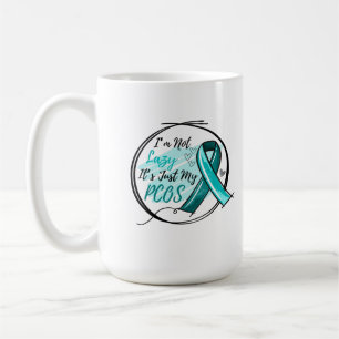 Mug Je ne suis pas lazy C'est juste mon PCOS ruban Tur