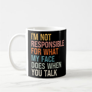 Mug Je ne suis pas responsable de ce que fait mon visa