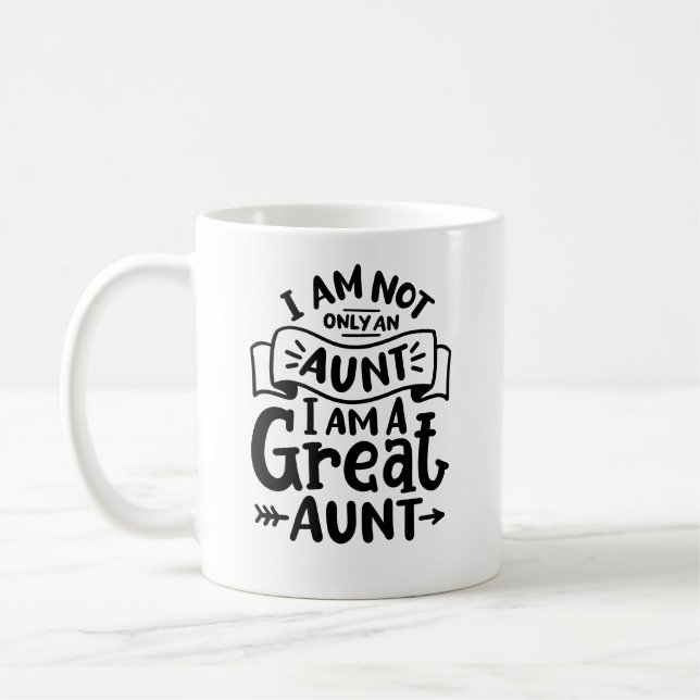 Mug "Je ne suis pas seulement une tante, je suis une g (Gauche)