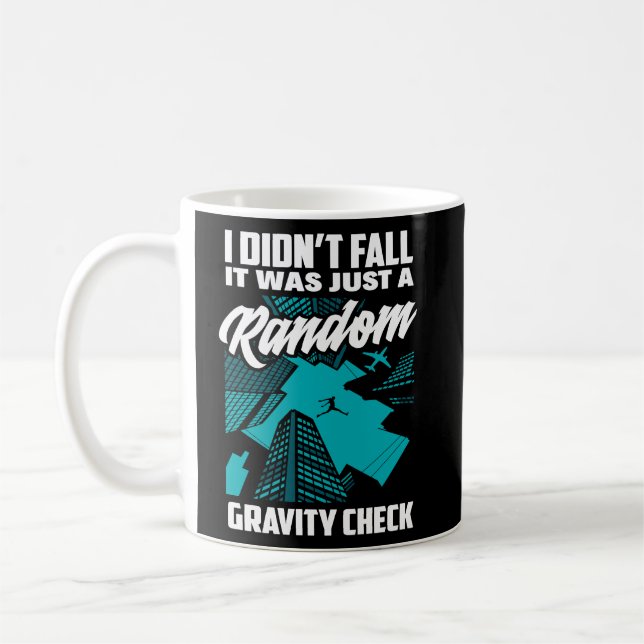 Mug Je ne suis pas tombé juste Gravity Check Free Runn (Gauche)