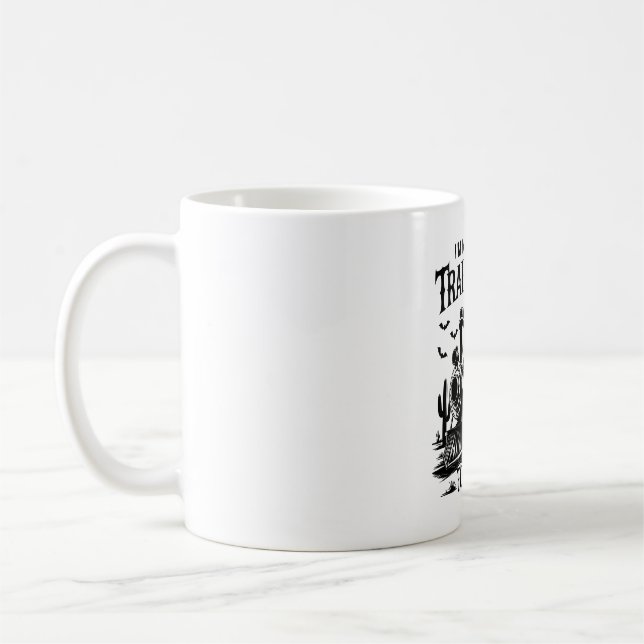 Mug Je ne suis pas toujours une épave de train Hallowe (Gauche)