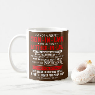 Mug Je ne suis pas un beau-fils mais ma folle mère