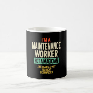 Mug Je ne suis pas un magicien mais un travailleur de