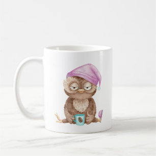 Mug Je ne suis pas un oiseau tôt ou un oiseau de nuit