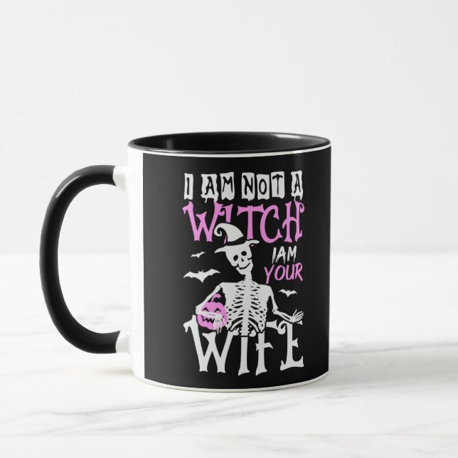 Mug Je ne suis pas une sorcière Je suis votre femme Dr (Gauche)
