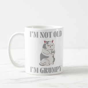 Mug Je ne suis pas vieux Je suis un chat grincheux cad
