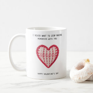 Mug Je ne veux jamais cesser de créer des souvenirs av