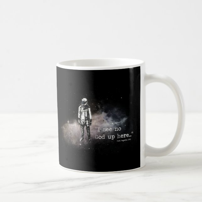 Mug Je ne vois aucun dieu ici (Droite)