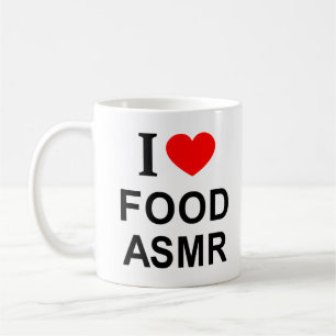 Mug Je ❤️ Nourriture ASMR J'AIME Nourriture ASMR JE SU