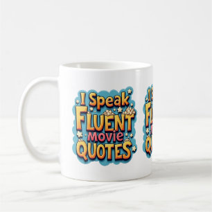 Mug Je Parle Citations De Film Fluent Retro Pop Art