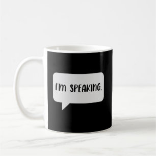 Mug Je parle une citation