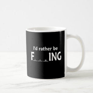 Mug Je pêcherais plutôt - pêche drôle