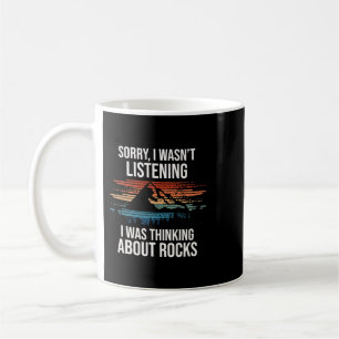 Mug Je Pensais À Rocks Géologie Géologue Rock