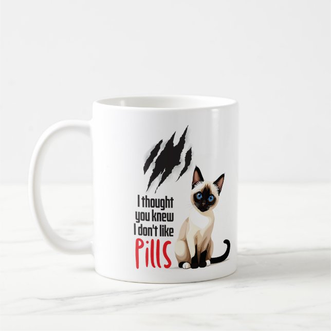 Mug Je pensais que vous saviez (Gauche)