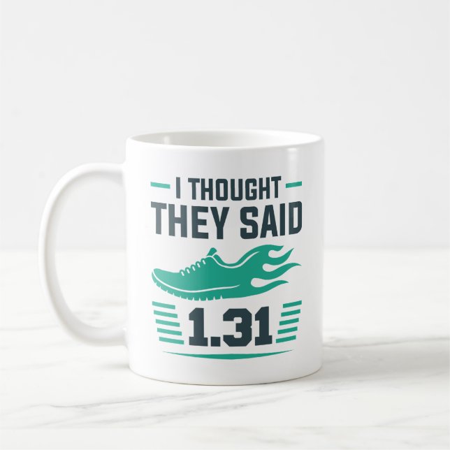 Mug Je Pensais Qu'Ils Disaient 2,31 Km (Gauche)