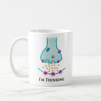 Mug Je pense à la synapse neuronale
