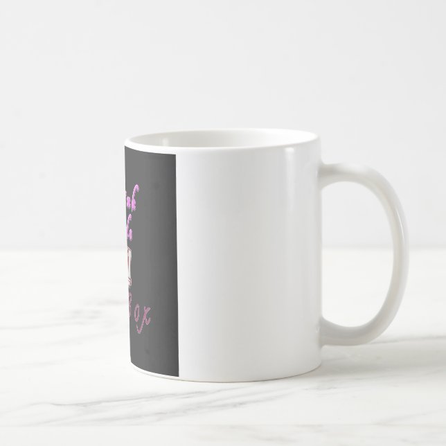 Mug Je pense à l'extérieur de la boîte ZA. (Droite)