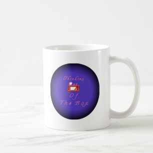 Mug Je pense en dehors de la boîte.