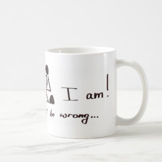 Mug Je pense que donc je suis - ou est-ce que je suis