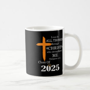 Mug Je peux faire toutes choses Jésus Croix chrétienne