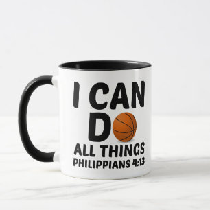 MUG JE PEUX FAIRE TOUTES LES CHOSES BASKETBALL