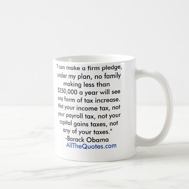 Mug "Je peux prendre un engagement ferme, dans le (Droite)