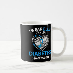 Mug Je Porte Du Bleu Pour Moi Type 1 Mois de sensibili